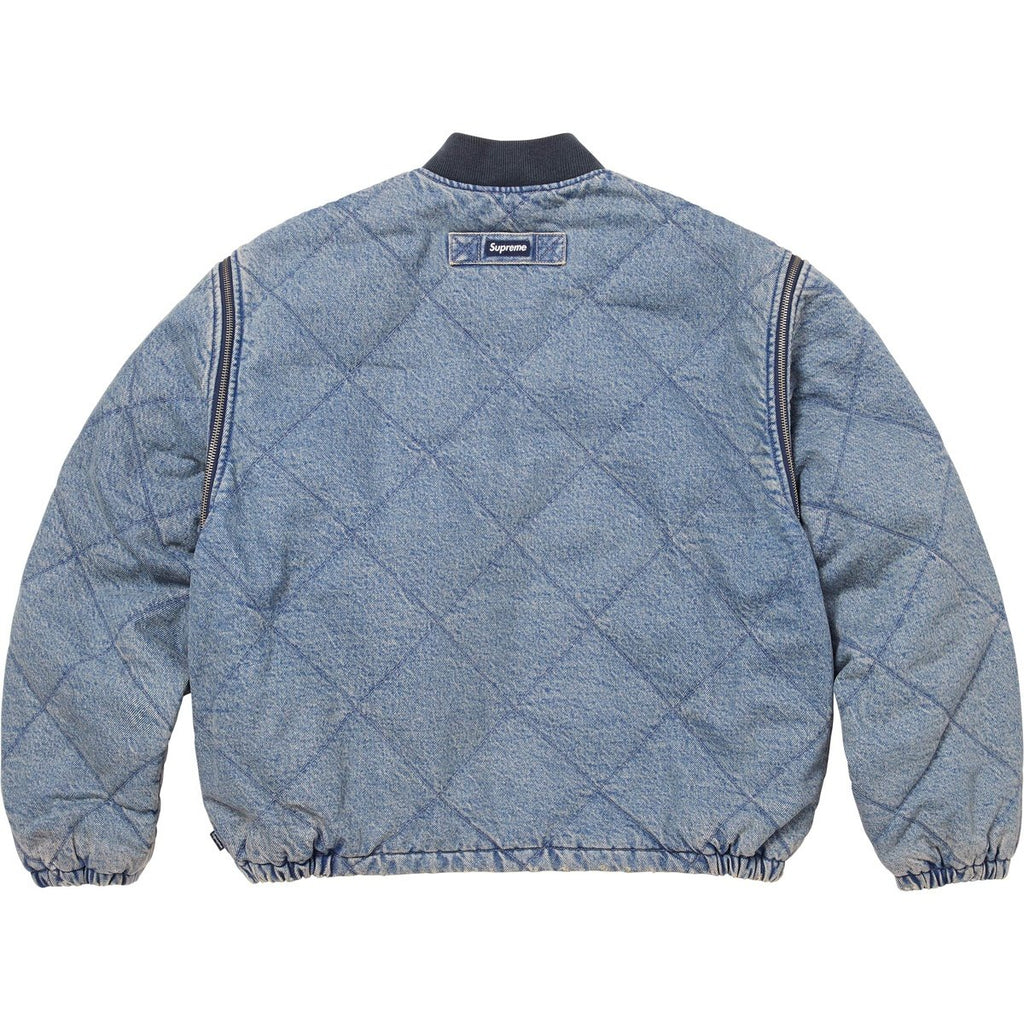 ジャケット・アウター Supreme - Quilted Denim Pilot Jacket Zip-
