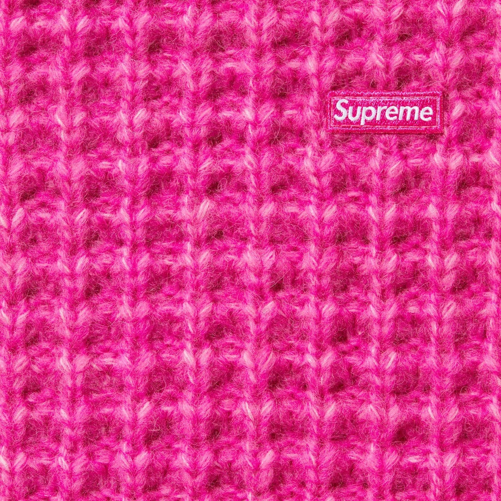 SUPREME SMALL BOX WAFFLE SWEATER-PINK - Popcorn Store