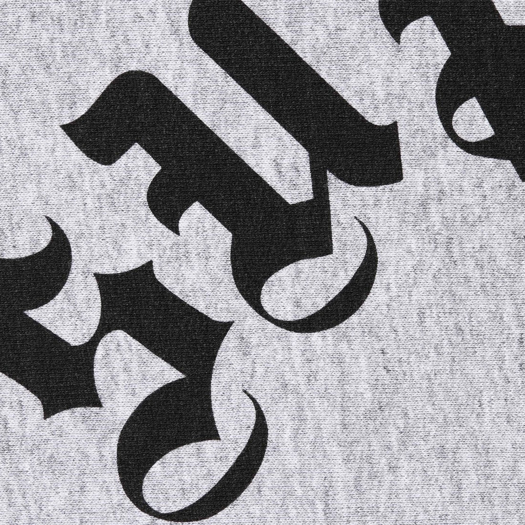 SUPREME PRINTED ARC HOODED SWEATSHIRT-GREY - Popcorn Store