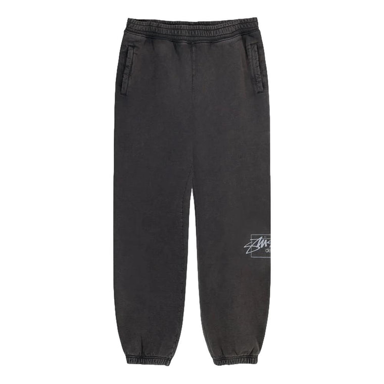 CONSIGNMENT- STUSSY DYED STUSSY DESIGNS PANT-BLACK