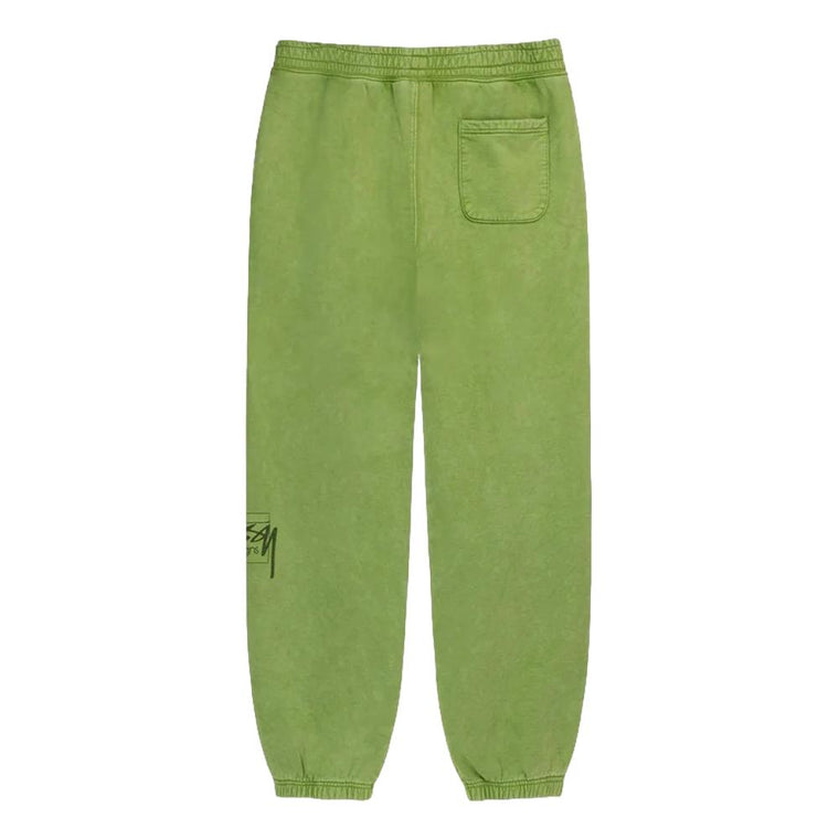 CONSIGNMENT- STUSSY DYED STUSSY DESIGNS PANT-GREEN