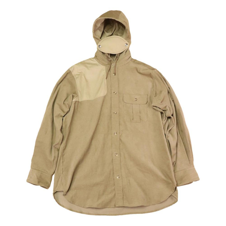 MOUNTAIN RESEARCH HOODED MT SHIRT-BEIGE