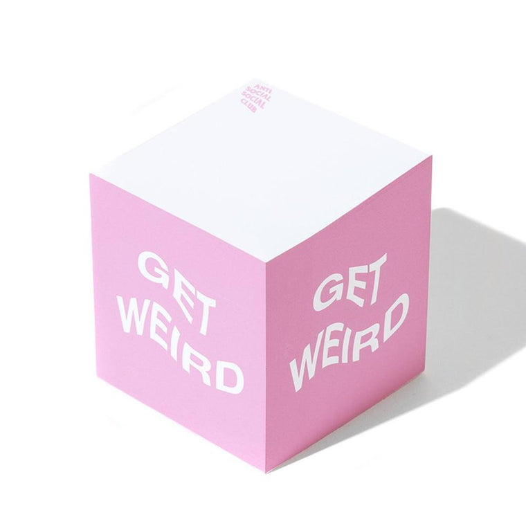 AntiSocialSocialClub REMINDER STICKY NOTES -PINK