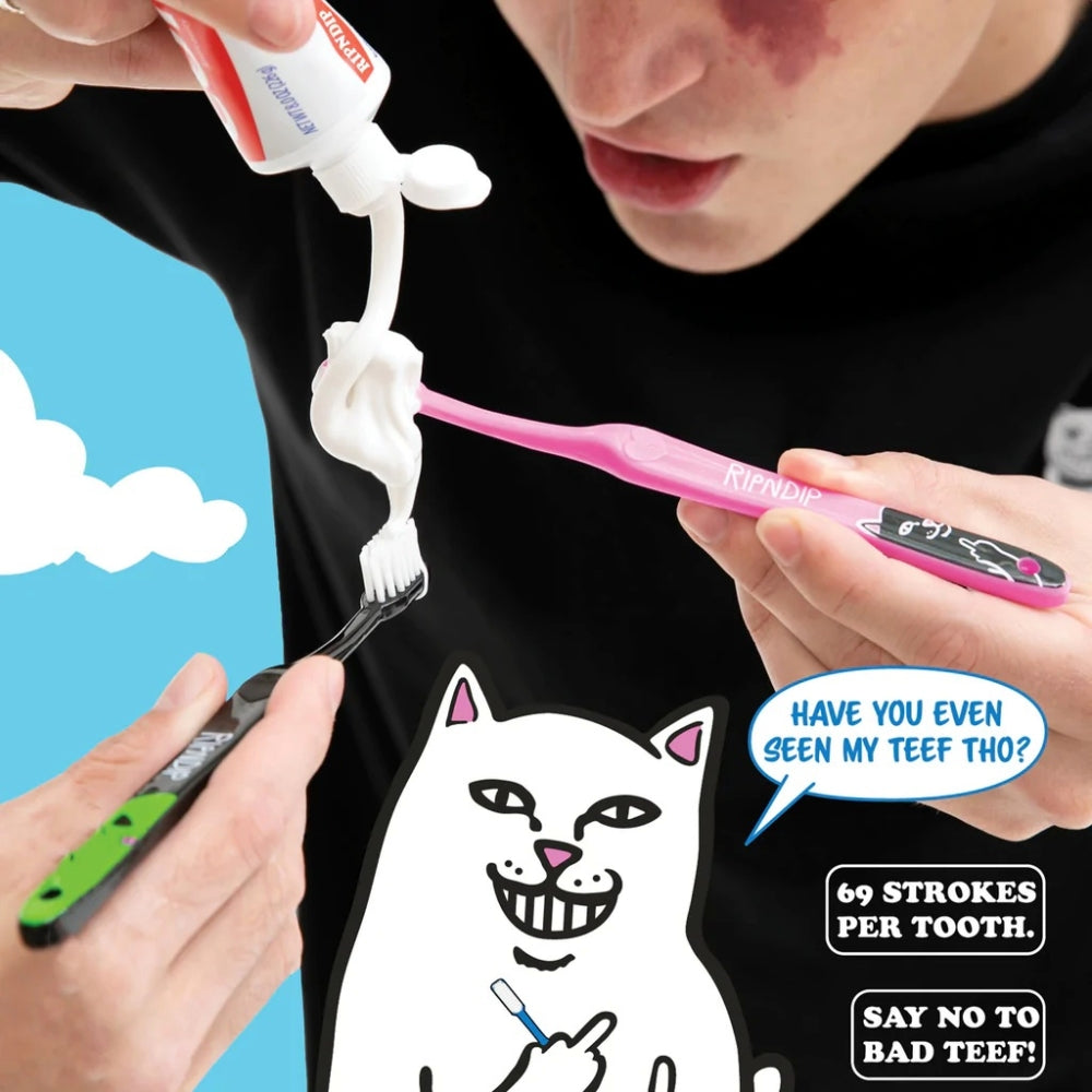 RIPNDIP RIPNDIP CHARACTERS TOOTHBRUSH 3 PACK-MULTI
