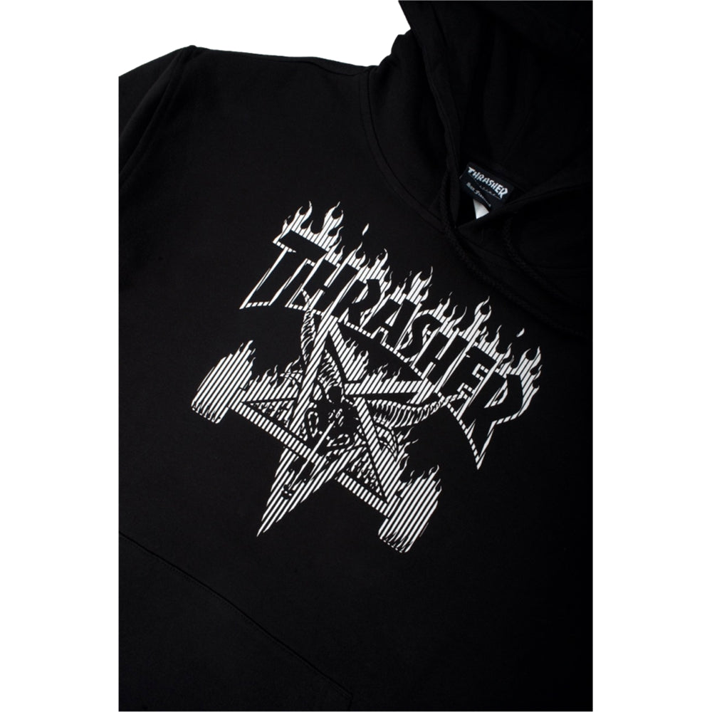 Bannière Thrasher Sk8 Goat - 36x36 Cm - Polyester Noir - Neuf