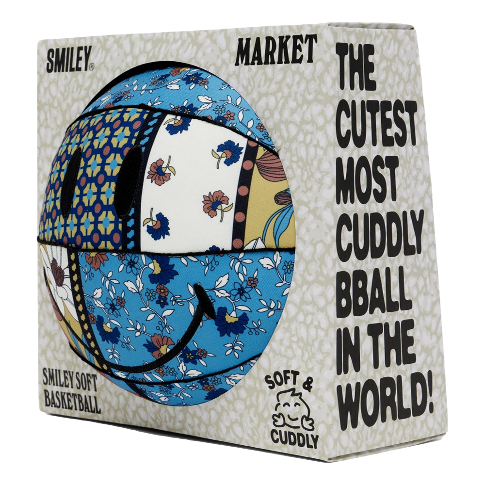 MARKET SMILEY MARKET FLORAL PLUSH BASKETBALLMULTI Popcorn Store