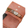 HOBO TRIFOLD COMPACT WALLET COW LEATHER-BROWN