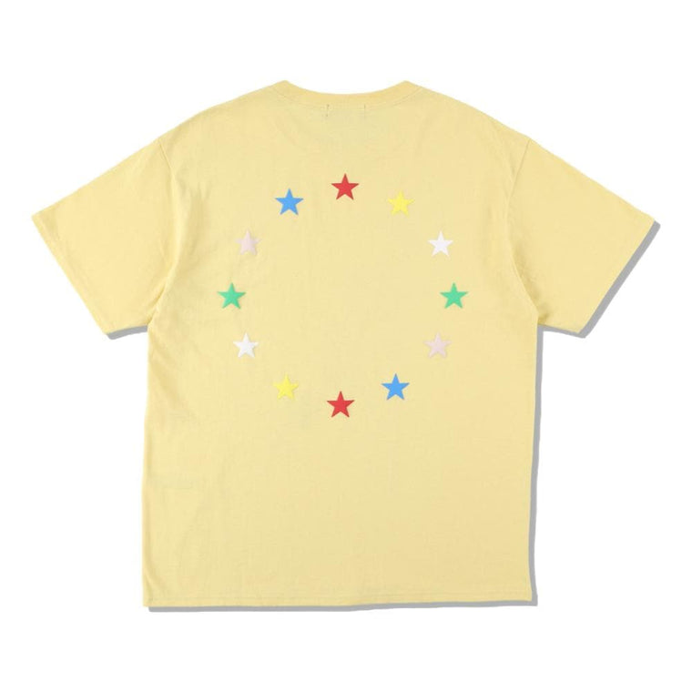 WIND AND SEA HUF × WDS SOLID AND TIE DYE TEE-YELLOW