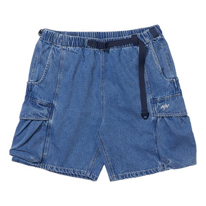 NINE POINT NINE ELEMENT 3D POCKET SHORTS-DENIM