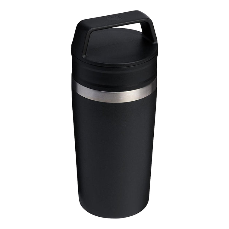 STANLEY 12OZ CAFE TO GO TRAVEL MUG-BLACK 2.0