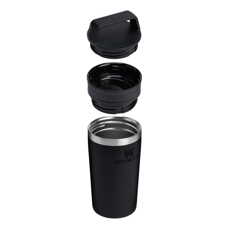 STANLEY 12OZ CAFE TO GO TRAVEL MUG-BLACK 2.0