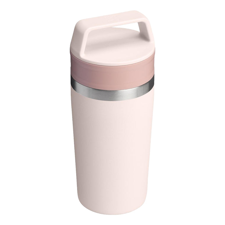 STANLEY 12OZ CAFE TO GO TRAVEL MUG-ROSE QUARTZ
