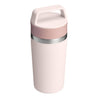 STANLEY 12OZ CAFE TO GO TRAVEL MUG-ROSE QUARTZ