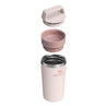 STANLEY 12OZ CAFE TO GO TRAVEL MUG-ROSE QUARTZ