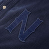 MADNESS 1/2 PLACKET MN-TEAM TWILL SHIRT (MADE IN JAPAN)-BLUE