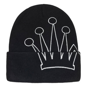 STUSSY CUFF BEANIE CROWN-BLACK