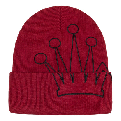STUSSY CUFF BEANIE CROWN-MAROON