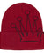 STUSSY CUFF BEANIE CROWN-MAROON