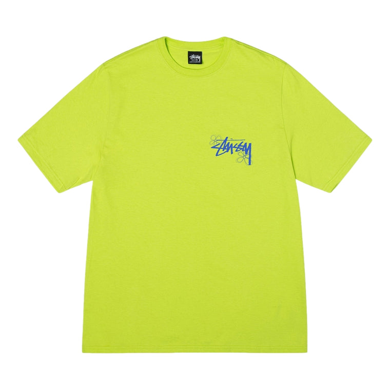 CONSIGNMENT- STUSSY SUMMER LB TEE-LIME