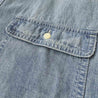 MADNESS 1940S CHAMBRAY WORKSHIRT-BLUE