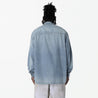 MADNESS 1940S CHAMBRAY WORKSHIRT-BLUE