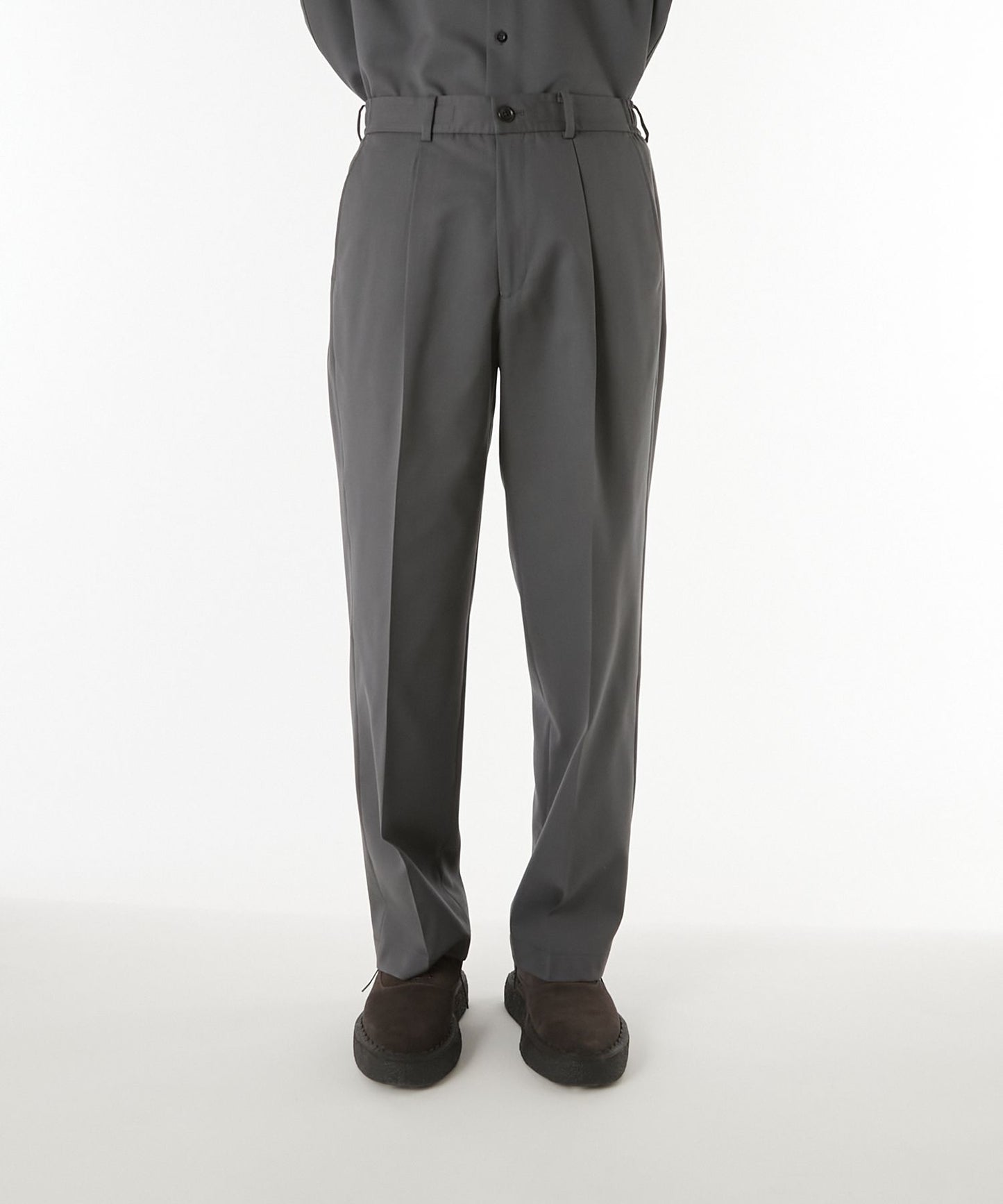 N.HOOLYWOOD 1TUCK PANTS-BLACK