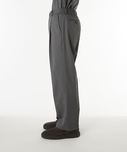 N.HOOLYWOOD 1TUCK PANTS-CHARCOAL