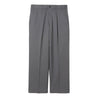 N.HOOLYWOOD 1TUCK PANTS-CHARCOAL