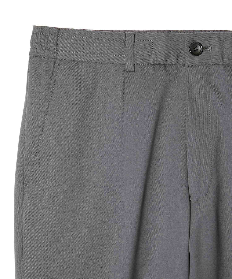 N.HOOLYWOOD 1TUCK PANTS-CHARCOAL