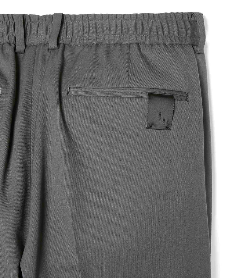 N.HOOLYWOOD 1TUCK PANTS-CHARCOAL