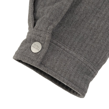 NEUTRAL SOCIETY WOOL TOUCH PADDING FLIGHT JACKET-GREY