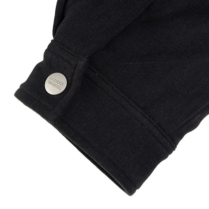 NEUTRAL SOCIETY WOOL TOUCH PADDING FLIGHT JACKET-BLACK