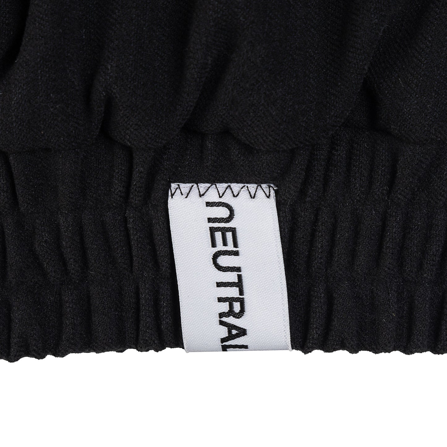 NEUTRAL SOCIETY WOOL TOUCH PADDING FLIGHT JACKET-BLACK