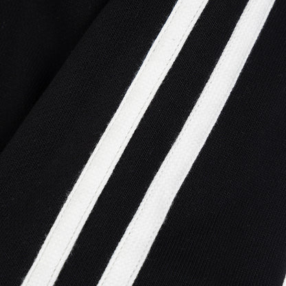 NEUTRAL SOCIETY ZIPPER POLO SWEATSHIRT-BLACK