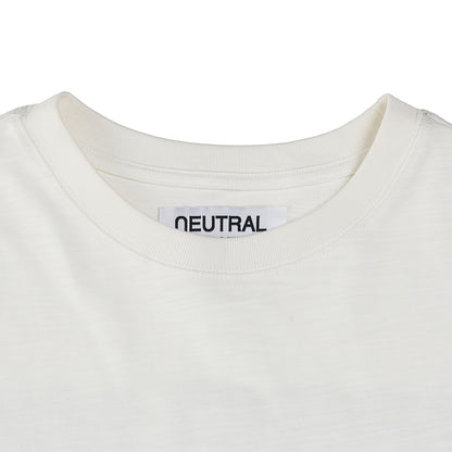 NEUTRAL SOCIETY PERFECT DAYS L/S BIG TEE-WHITE