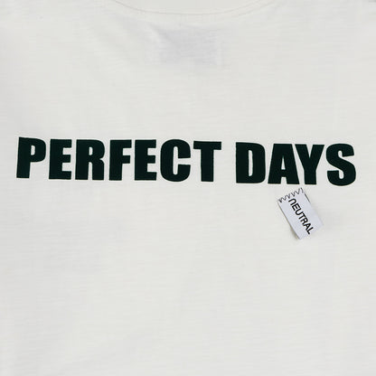 NEUTRAL SOCIETY PERFECT DAYS L/S BIG TEE-WHITE