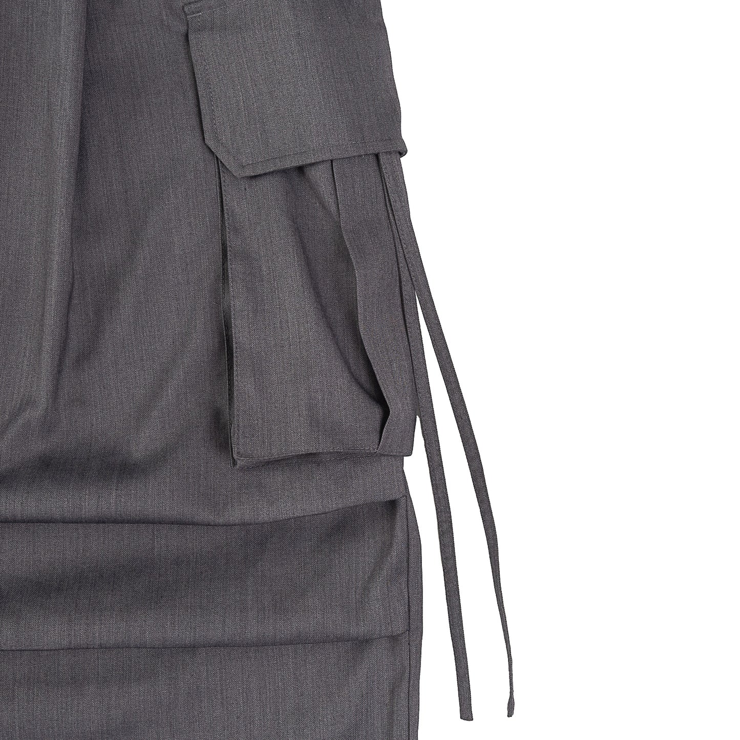 NEUTRAL SOCIETY SIDE POCKET TROUSERS-GREY