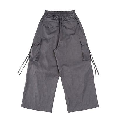 NEUTRAL SOCIETY SIDE POCKET TROUSERS-GREY