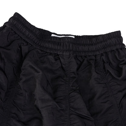 NEUTRAL SOCIETY PUCKERING BALLOON SKIRT-BLACK
