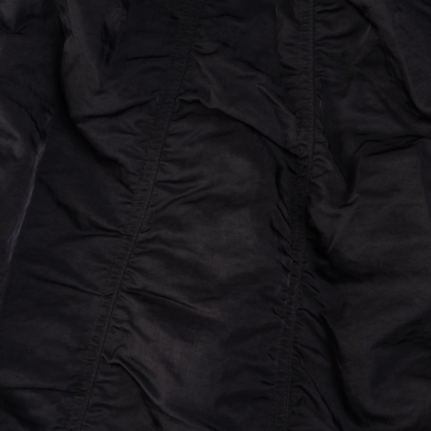 NEUTRAL SOCIETY PUCKERING BALLOON SKIRT-BLACK