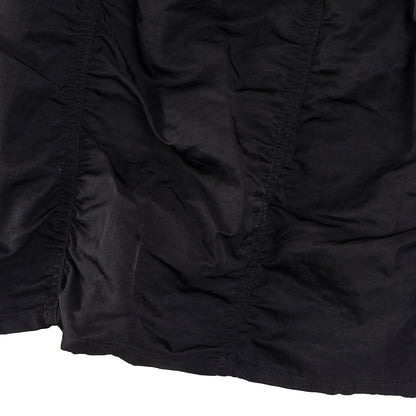 NEUTRAL SOCIETY PUCKERING BALLOON SKIRT-BLACK