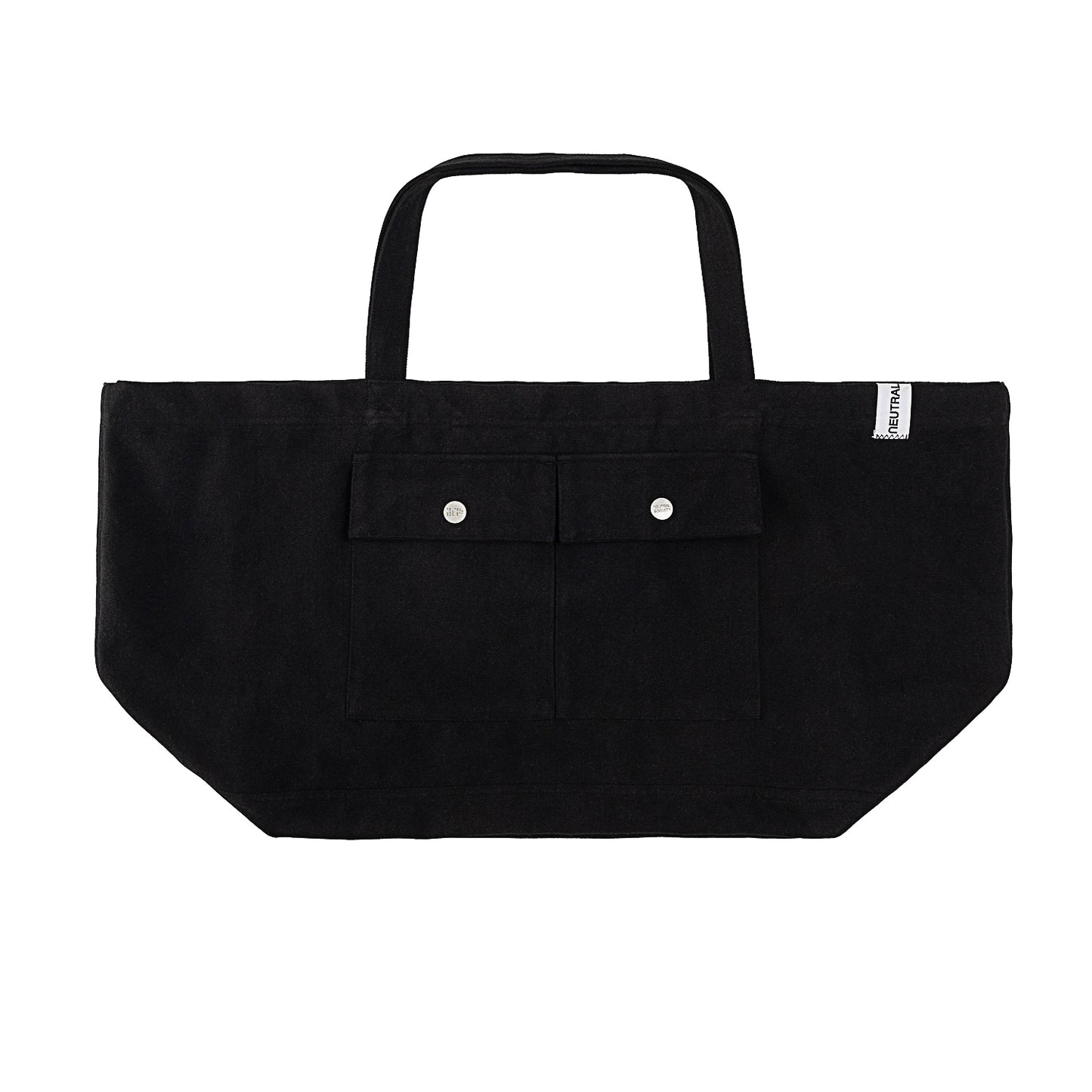 NEUTRAL SOCIETY NEUTRAL SOCIETY OVERSIZE TOTE BAG-BLACK