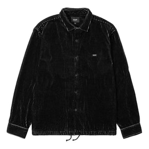 HUF JP BAR LOGO TWO CORD SHIRT-BLACK