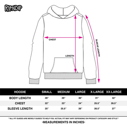 RIPNDIP ORIGAMI HOODIE-CHARCOAL