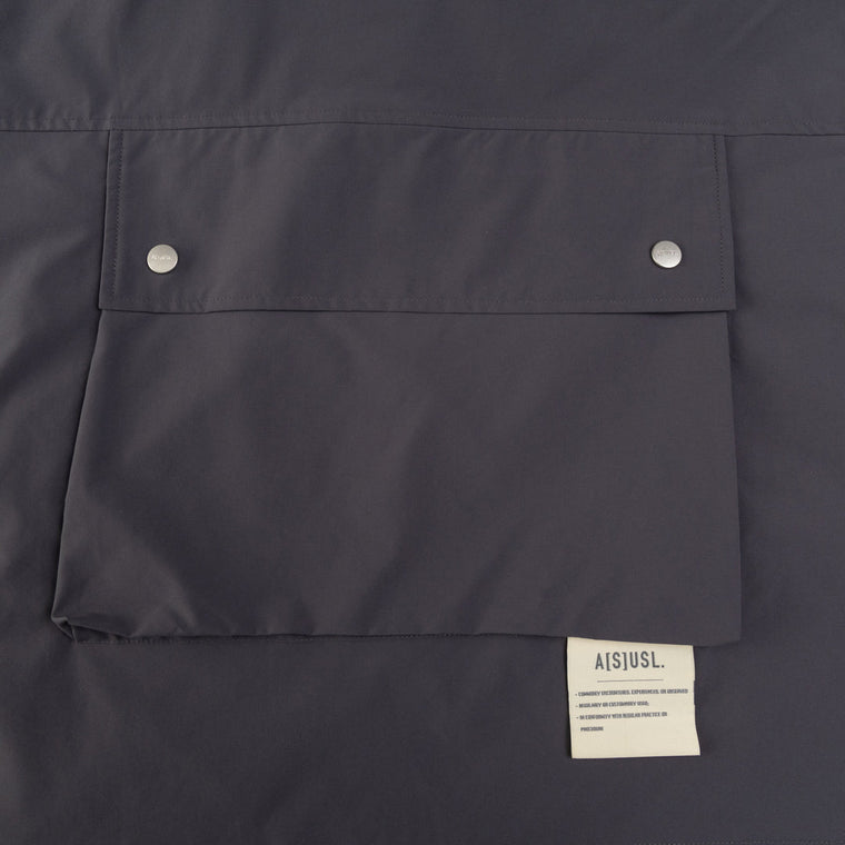 A[S]USL 2 IN 1 MULTI POCKETS JACKET-CHARCOAL