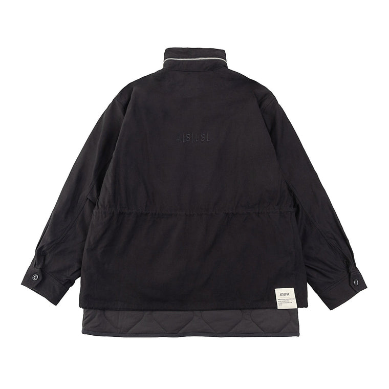 A[S]USL 2 LAYERS FIELD JACKET-BLACK