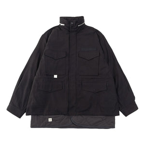 A[S]USL 2 LAYERS FIELD JACKET-BLACK