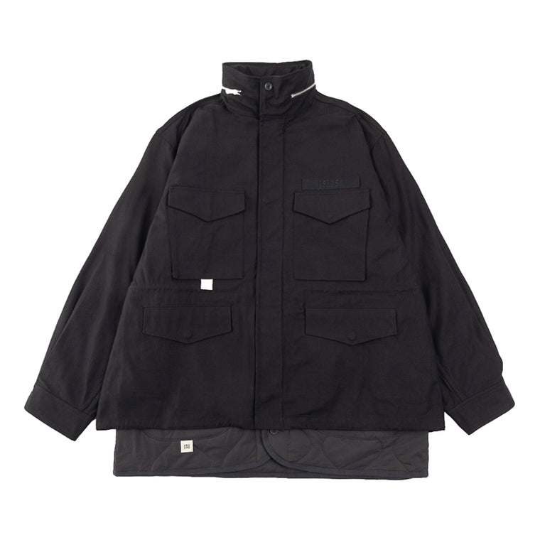 A[S]USL 2 LAYERS FIELD JACKET-BLACK
