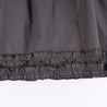A[S]USL 2 LAYERS RUFFLES SKIRT-CHARCOAL
