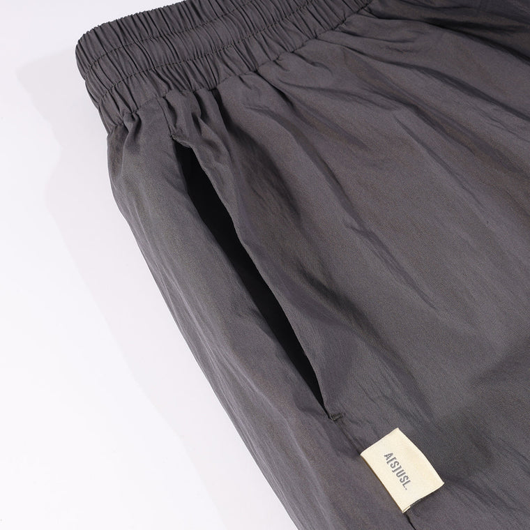 A[S]USL 2 LAYERS RUFFLES SKIRT-CHARCOAL